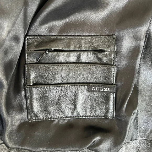 Vintage Guess Ponyhair Leather Jacket - Picture 7 of 9